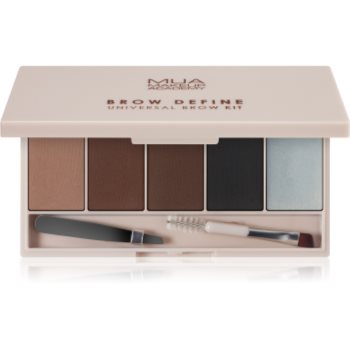 MUA Makeup Academy Brow Define paletă fard pentru sprâncene sub formă de pudră compactă cu aplicator - imagine 2